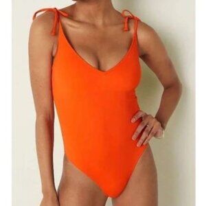 PINK Victoria’s Secret Plunge w/ Adjustable Shoulder Strings One Piece Swimwear